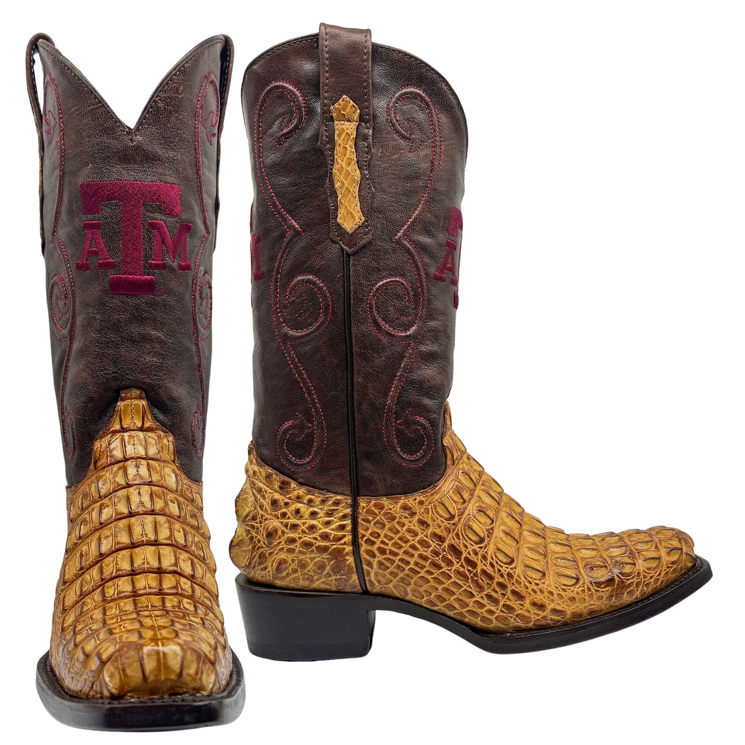 Tan hotsell alligator boots