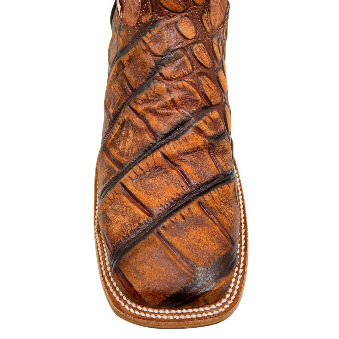 Men's University of Florida Gators Cowboy Boots | Cognac Square Toe Boots | Officially Licensed | Cooper