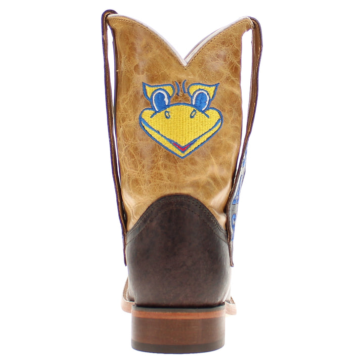 Kid's Dakota University of Kansas Mascot Cowboy Boots by Vaccari