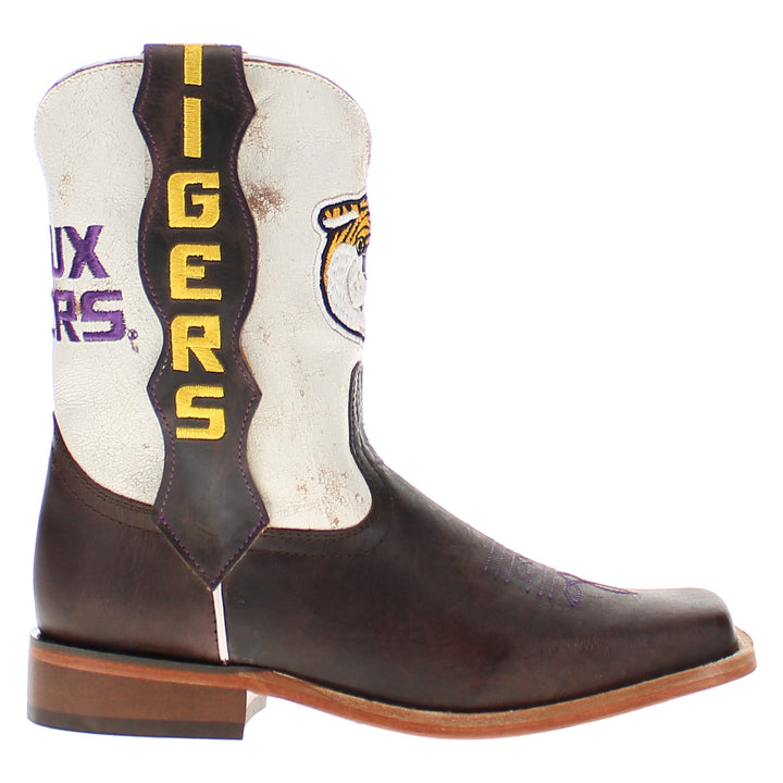 Kid's Dakota Louisiana State University Mascot Cowboy Boots by Vaccari