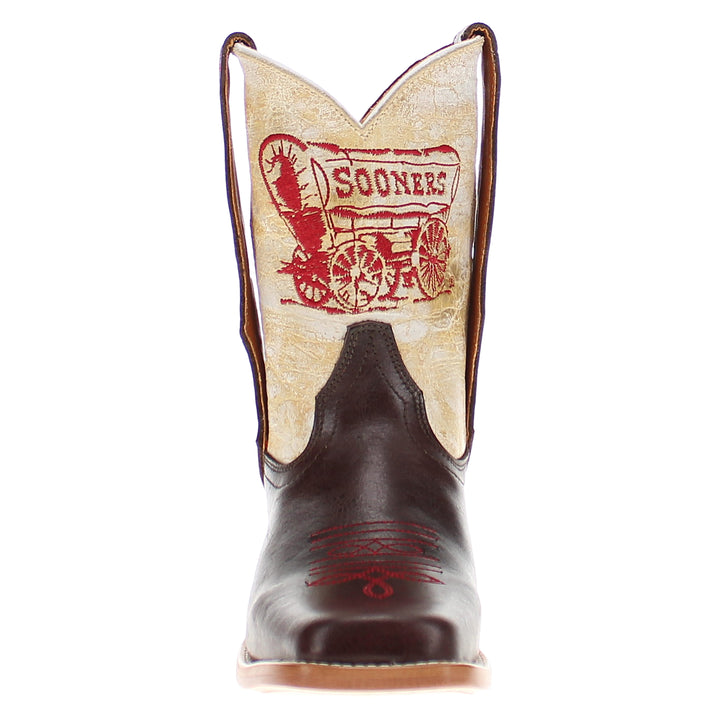 Kid's Dakota University of Oklahoma Mascot Cowboy Boots by Vaccari