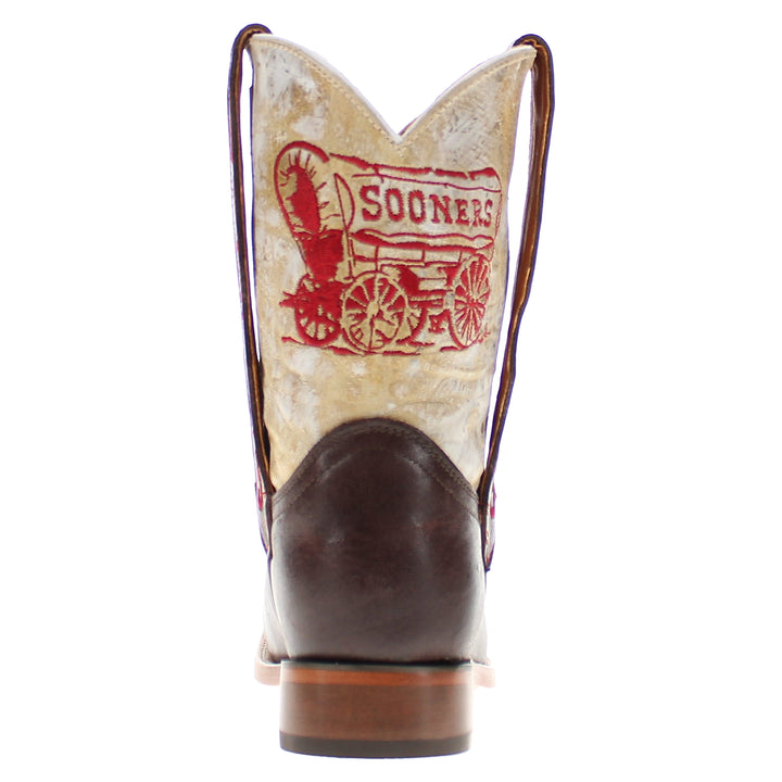 Kid's Dakota University of Oklahoma Mascot Cowboy Boots by Vaccari