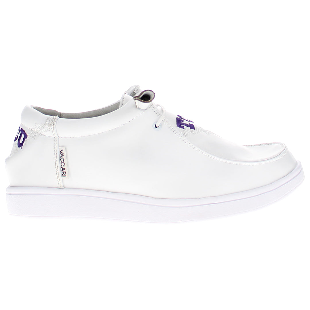 Women's Texas Christan University leather slip-on shoes