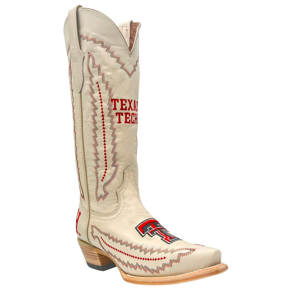 women's Texas tech red raiders bone Less Than Prefect cowgirl boots Naomi