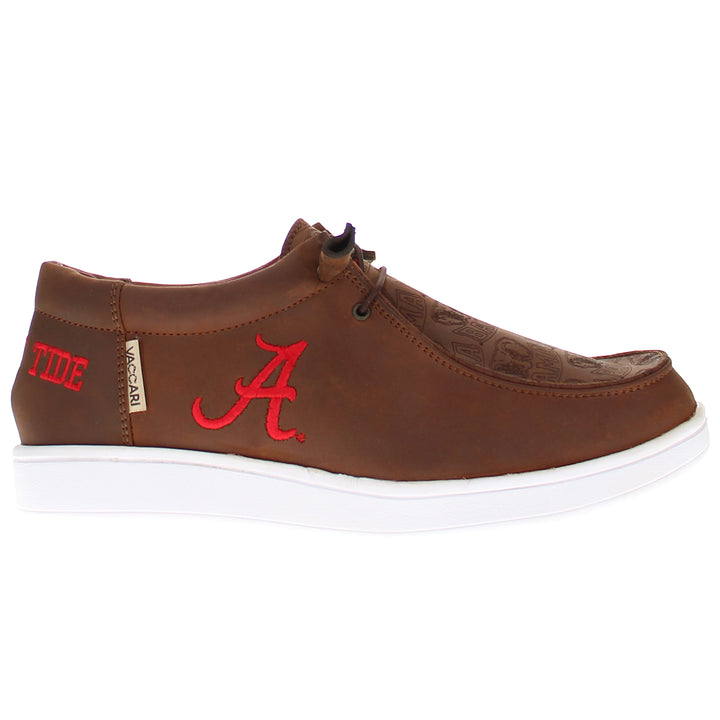 Men's University of Alabama leather slip-on shoes