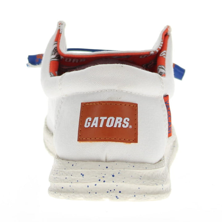 Men's University of Florida Gators Off White Canvas Casual Shoe by Vaccari