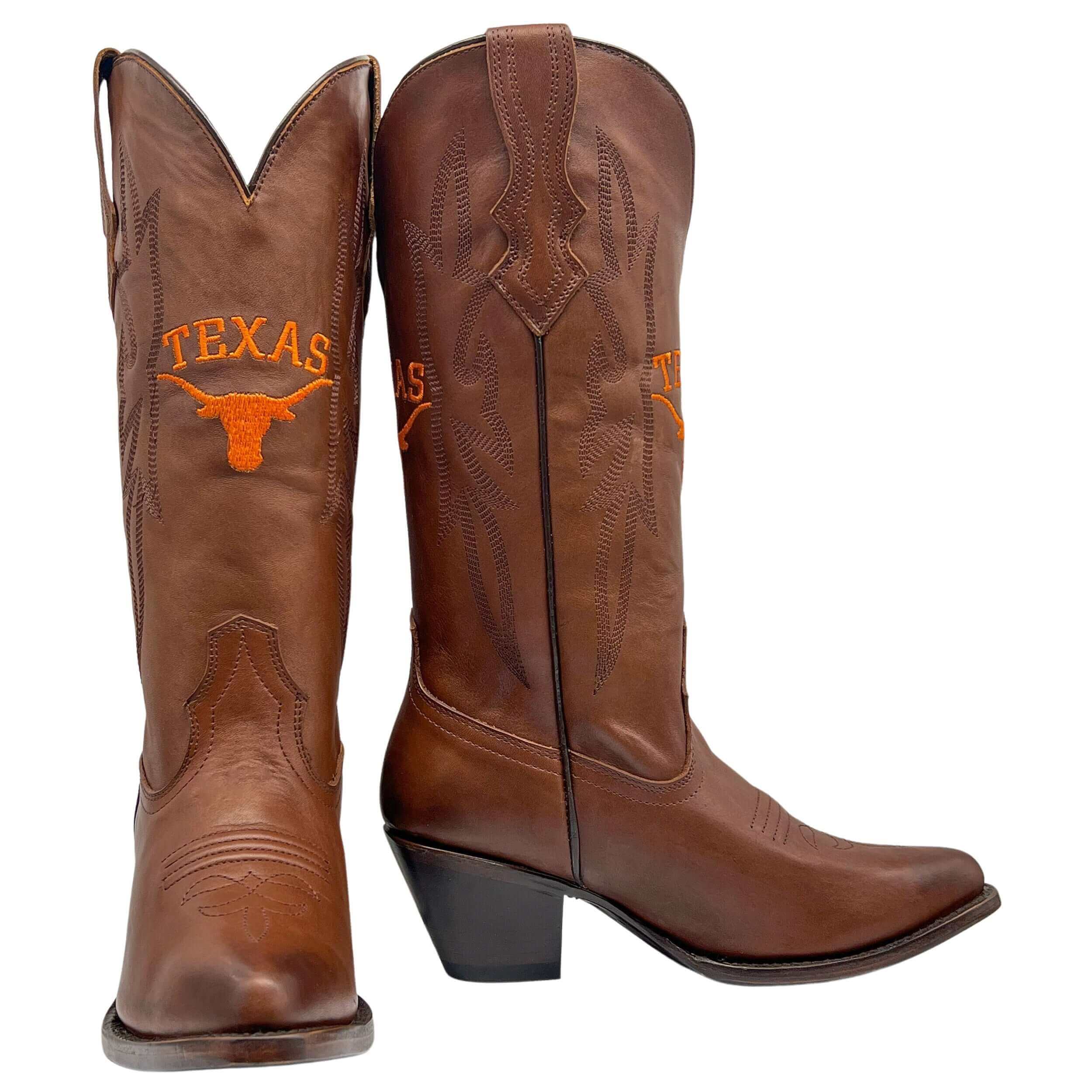 Gaucho Leather Texan Boots