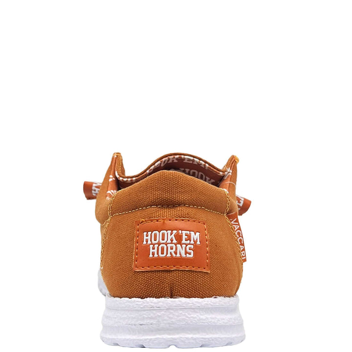 Men's University of Texas Longhorns Shoes | Brunt Orange Canvas Shoes | Officially Licensed | Nate