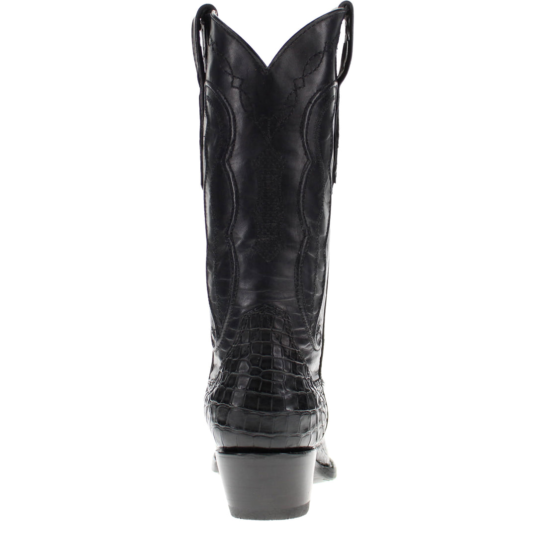 Womens Vaccari American Alligator Belly Snip Toe Boots by Vaccari