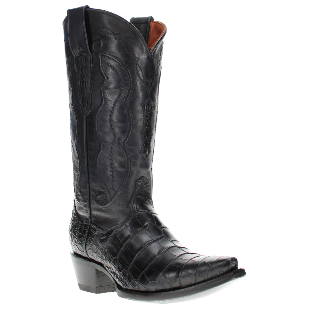 Womens Vaccari American Alligator Belly Snip Toe Boots by Vaccari