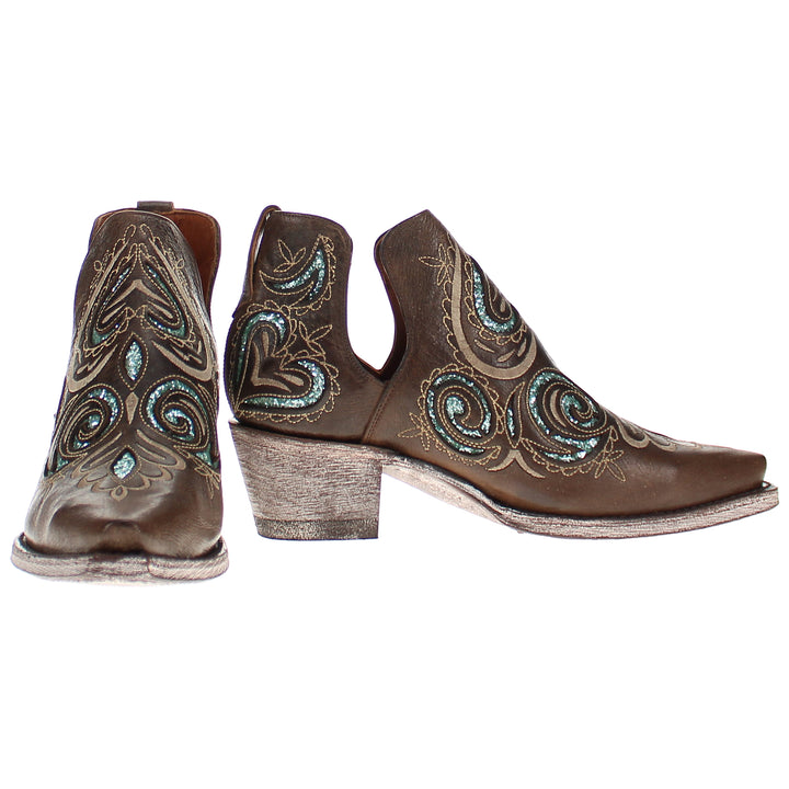 Women's Vaccari Mocha Sundance Booties