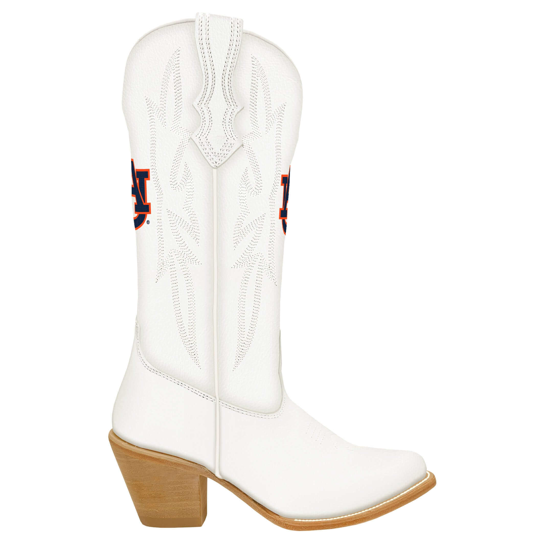 Auburn cowboy boots best sale