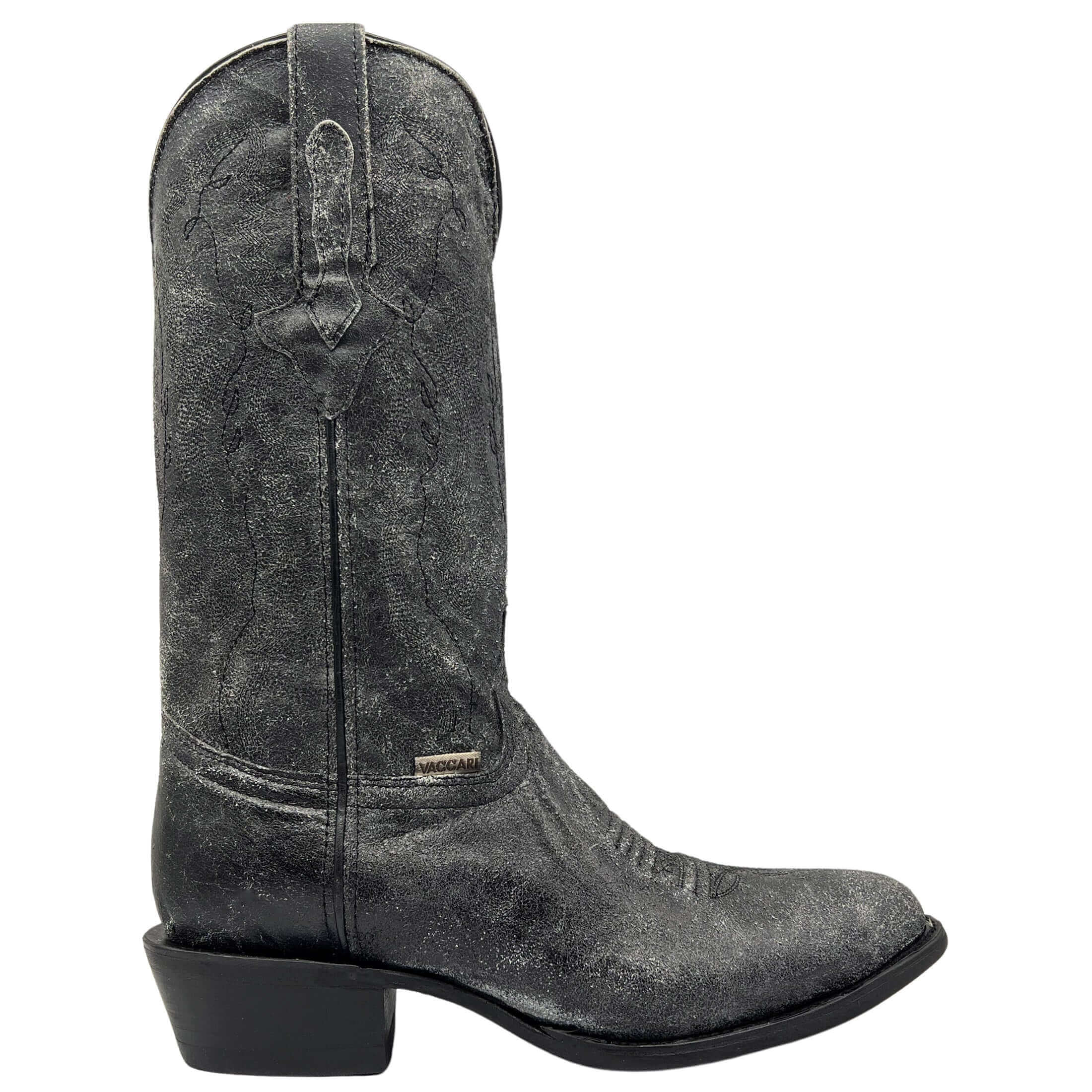 Distressed black clearance cowboy boots