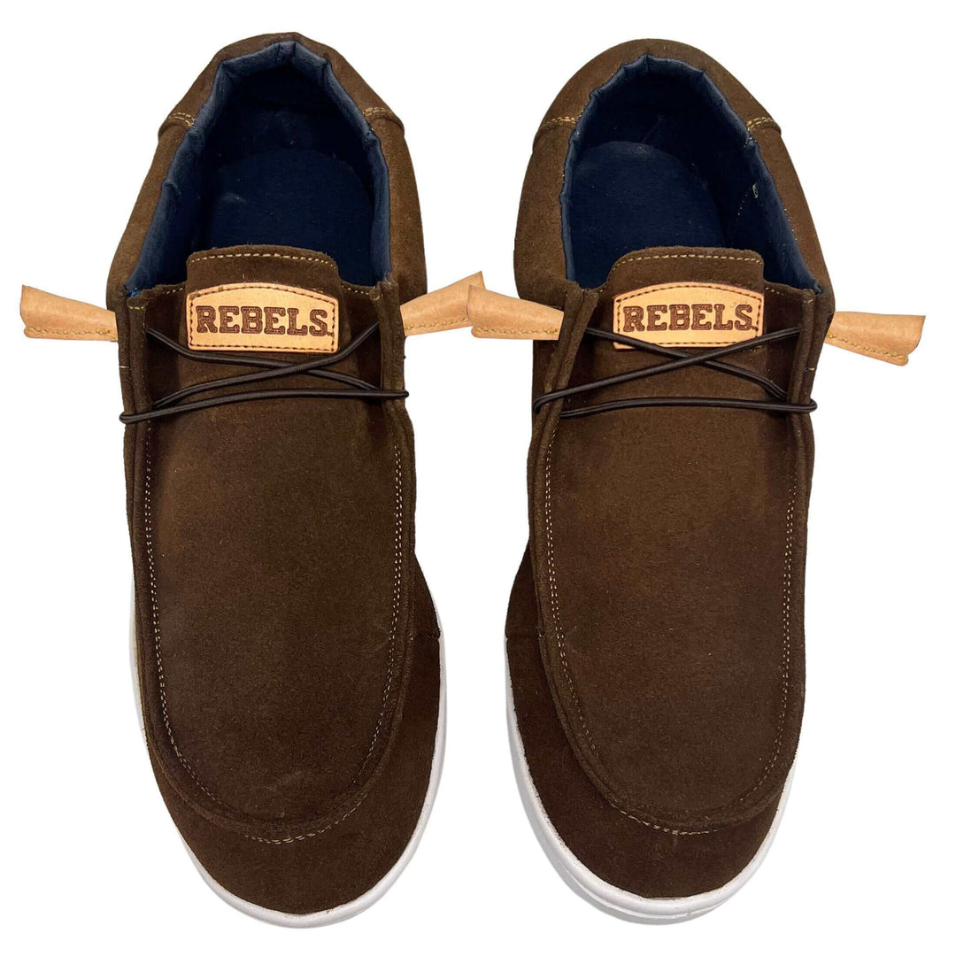 Men's University of Mississippi Shoes | Brown Suede Shoes | Officially Licensed | Myles