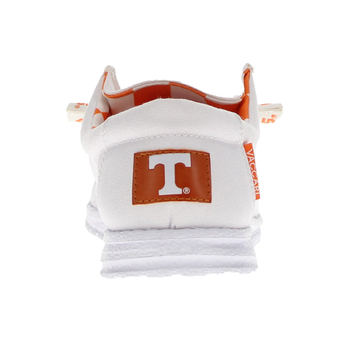 Men's University of Tennessee Vols Off White Canvas Casual Shoe by Vaccari