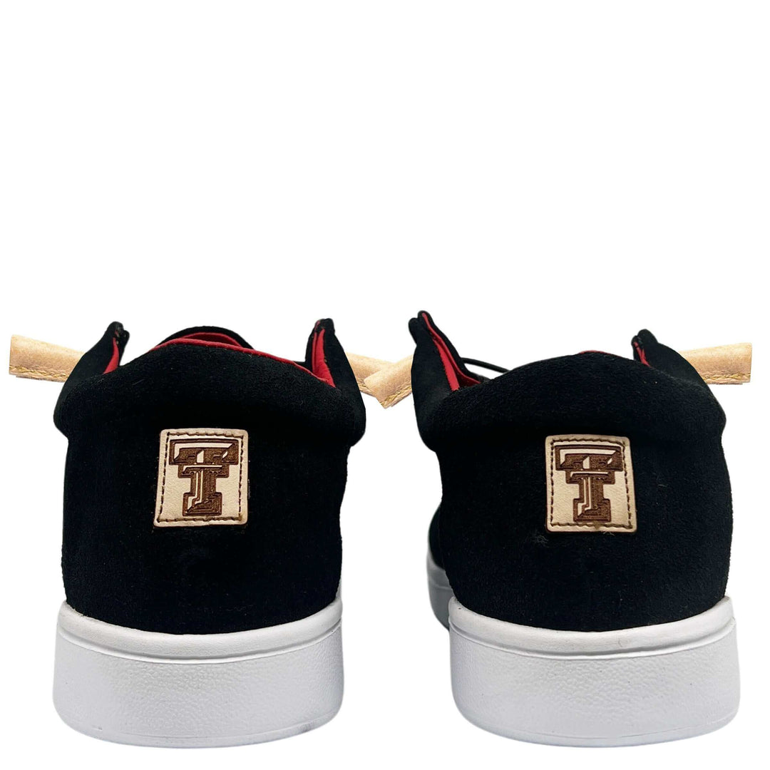 Men's Texas Tech University Shoes | Black Suede Shoes | Officially Licensed | Myles