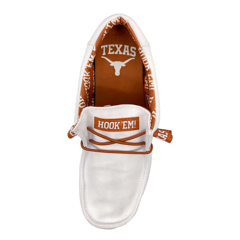 Women's University of Texas White Canvas Shoe Kate